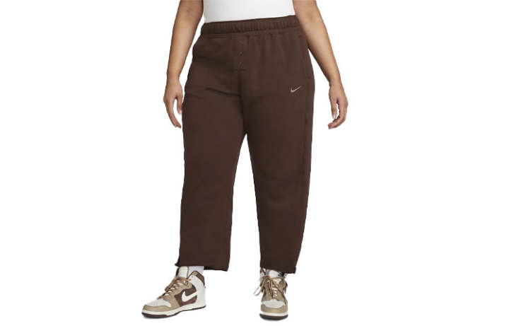 Nike Nike Knitted Sweatpants Women's Dark Brown Moderate Straight Fit Pants