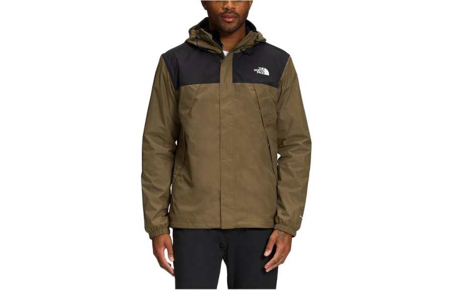THE NORTH FACE Antora Outdoor Hiking Waterproof Windproof Breathable Thermal Windbreaker Jacket Men's Black