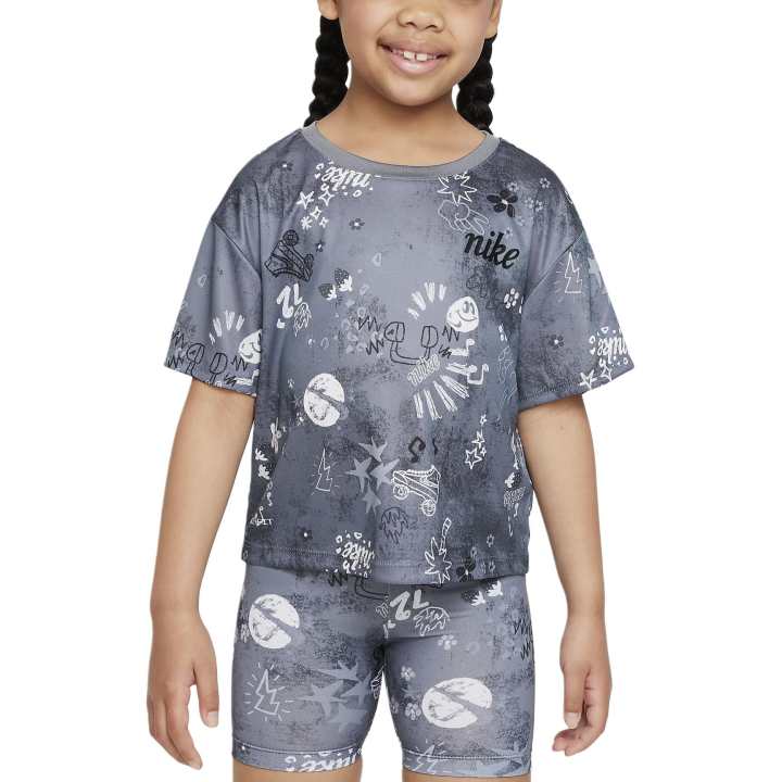 Nike Nike T Shirt Smoke Gray Children Aged 3 7 Years Old