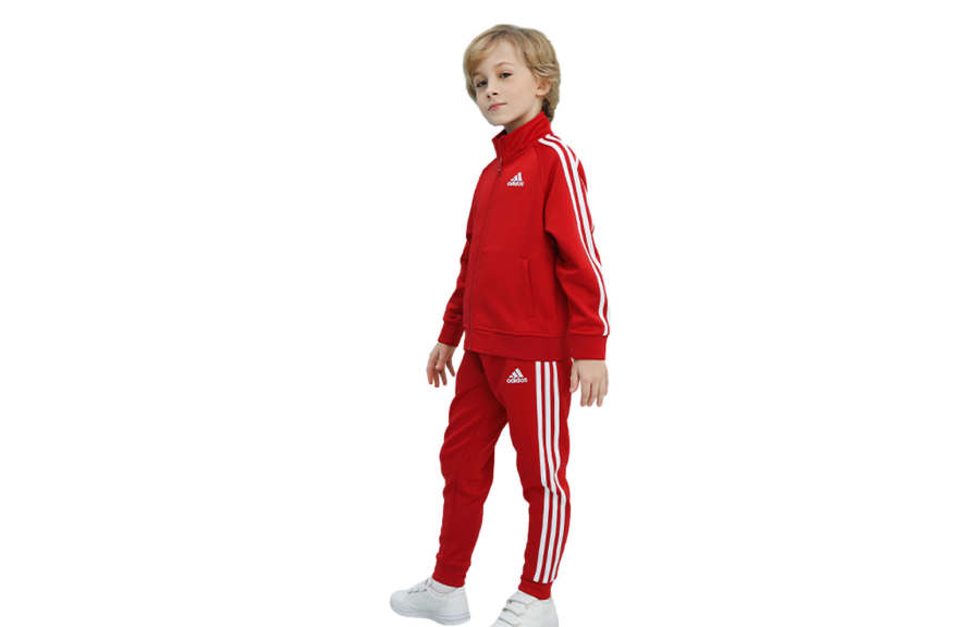 Adidas Adidas Casual Sportswear Red & White Kids'