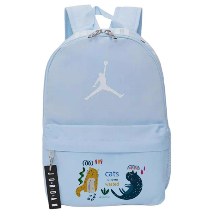 Jordan Jordan Polyester Backpack Unisex Blue