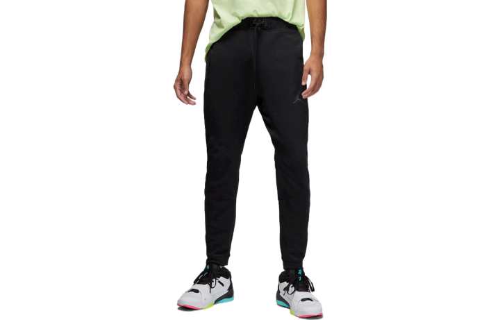 Jordan Jordan Knitted Sweatpants Men's Black Moderate Cuffed Pants