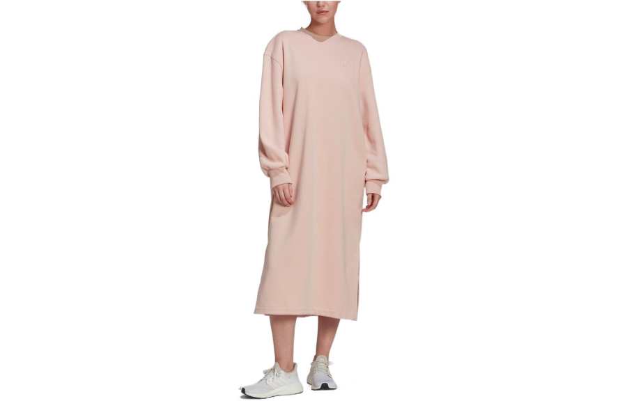 Adidas Adidas Long Sleeved Dress Women's Pink
