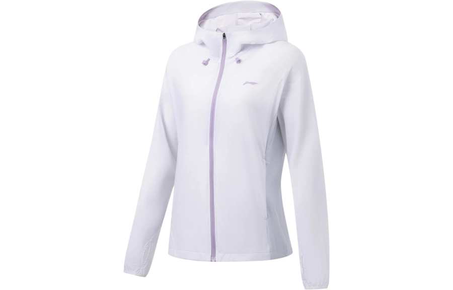 Li-Ning Li Ning Running Collection Trench Coat Women's Daytime Down Blue