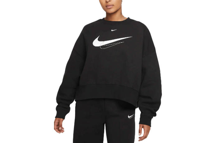 Nike Nike Sweatshirts Women's Black Crew Neck Moderate Regular