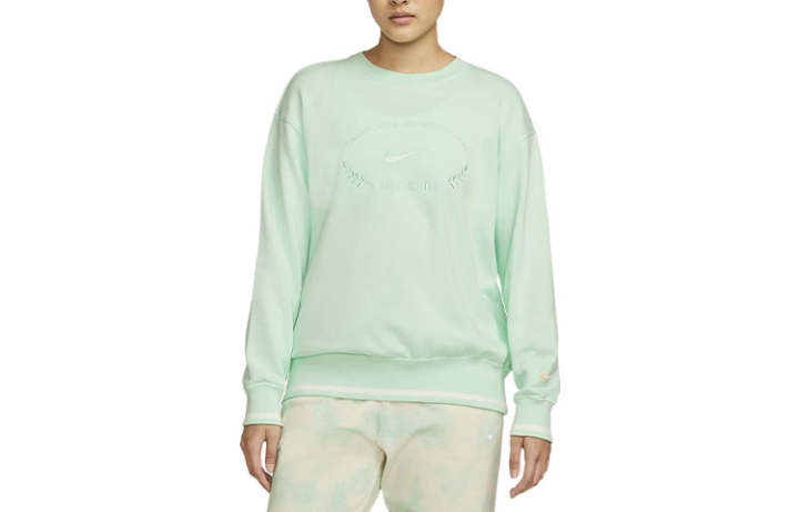Nike Nike Sweatshirts Women's Mint Green Crew Neck Moderate Regular