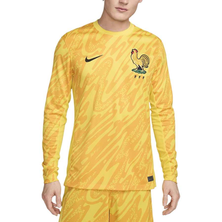 Nike Nike France National Team Soccer Jersey Women's Itinerant Yellow