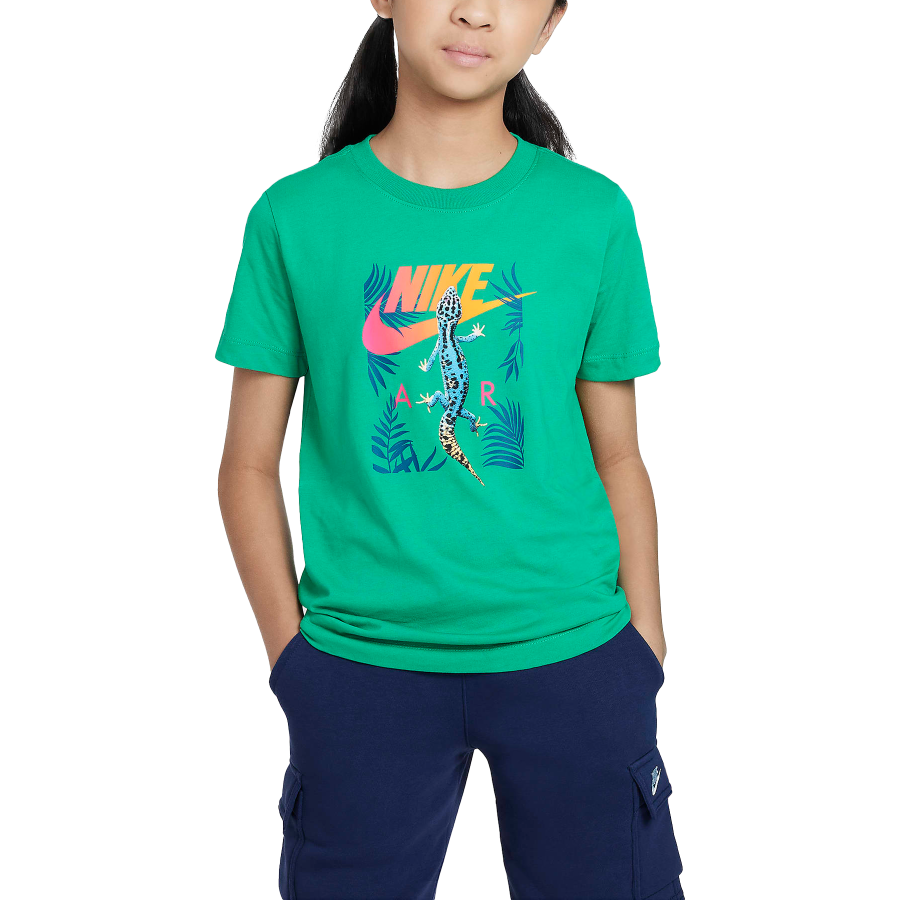 Nike Nike Sportswear T Shirt Green Sports Field Teenagers