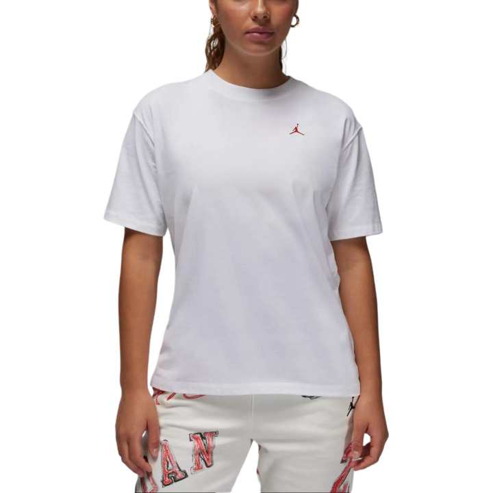Jordan Jordan Drop Shoulder Sleeve T Shirt Women's White