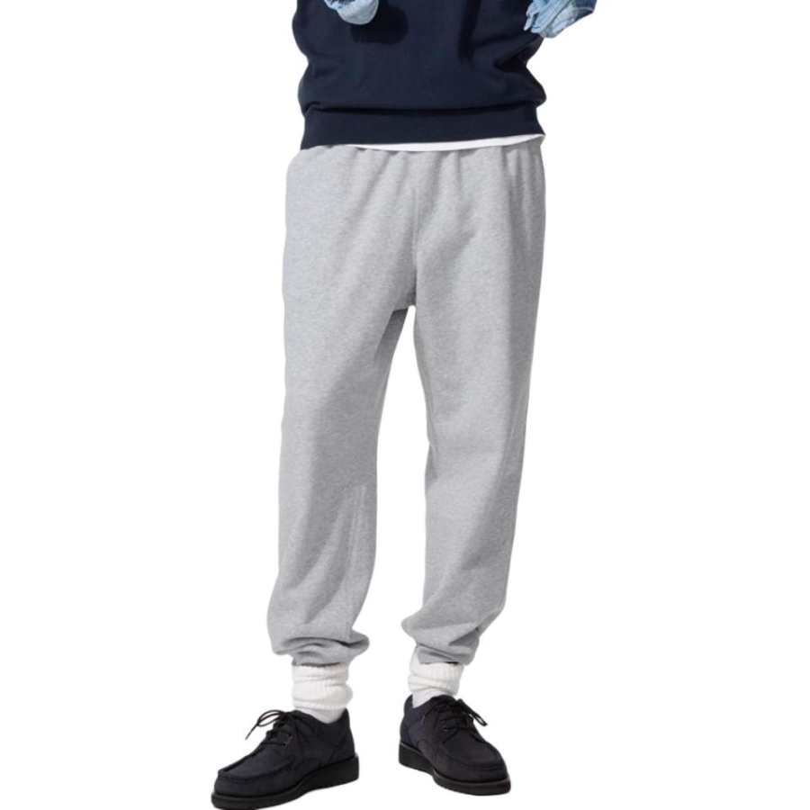 UNIQLO Casual Pants Unisex Sky Gray Moderate Sweatpants