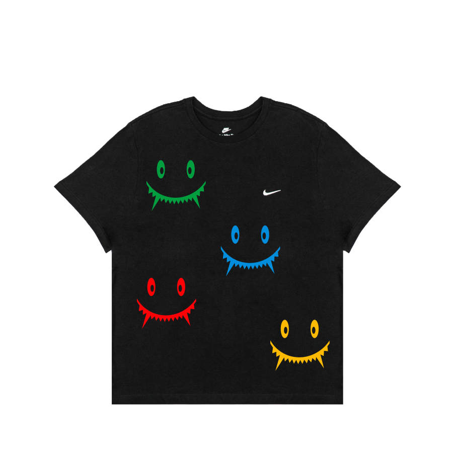 Nike Nike Dri Fit T Shirts Unisex Black Crew Neck Moderate Straight Fit