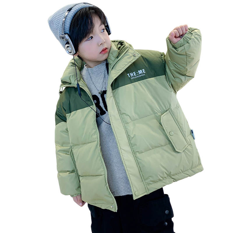 Lanza Lanza Grade School Down Jackets Hooded Thickened Micro Stretch Windproof
