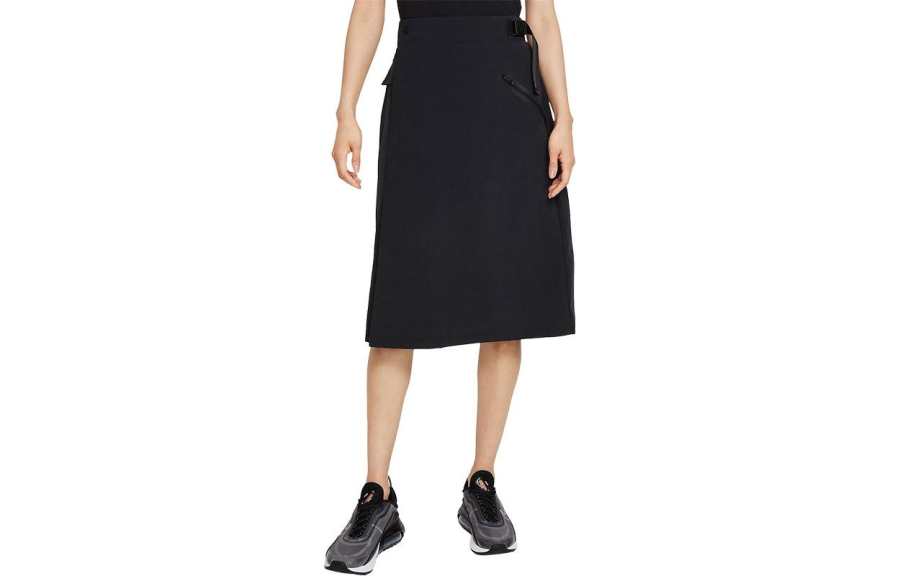 Nike Nike SPORTSWEAR TECH PACK Casual Long Skirt Women's Black