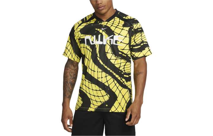 Nike Nike Soccer Jerseys Men's Yellow Moderate Straight Fit