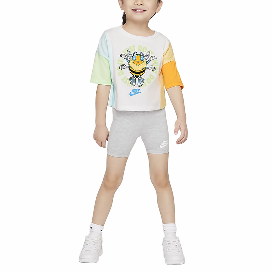 Nike Nike Casual Sportswear Light Gray Mixed Color Kids'