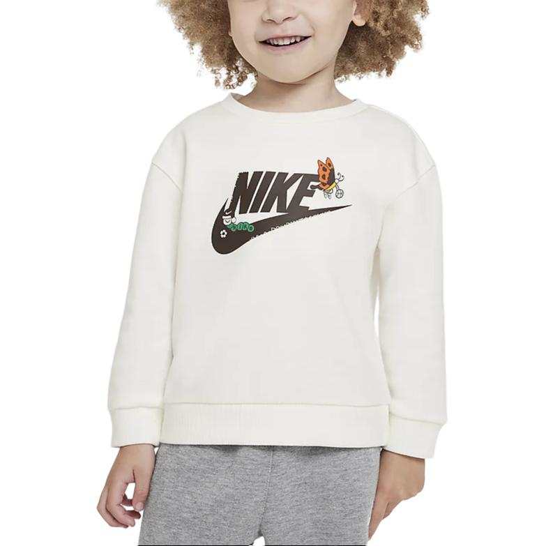 Nike Nike Sweatshirt SportswearClub Sail White Children Aged 3 7 Years Old
