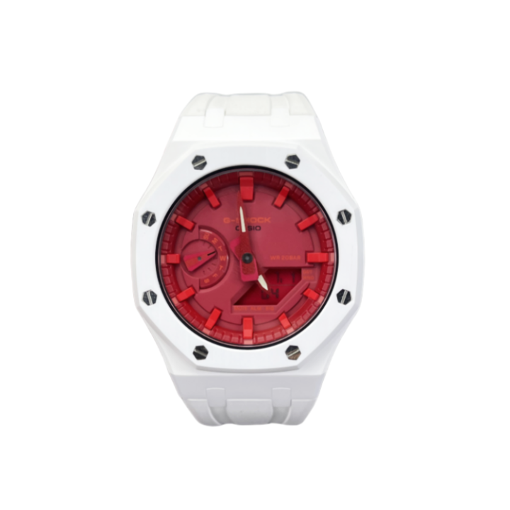 CASIO CASIO Custom Collection GA2100 Collection Quartz Movement Fluoroelastomer Strap Watch Unisex