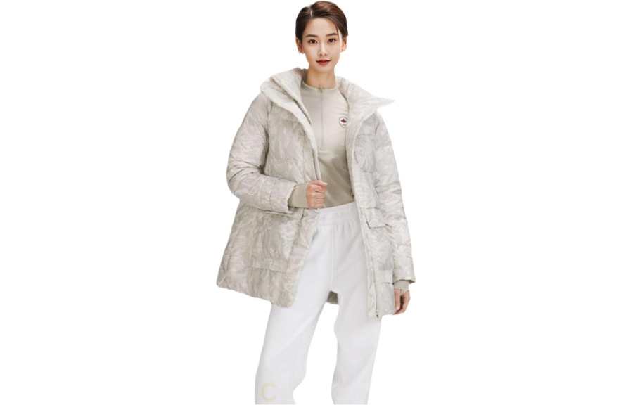 Lululemon Lululemon Down Jacket Women's Gray White