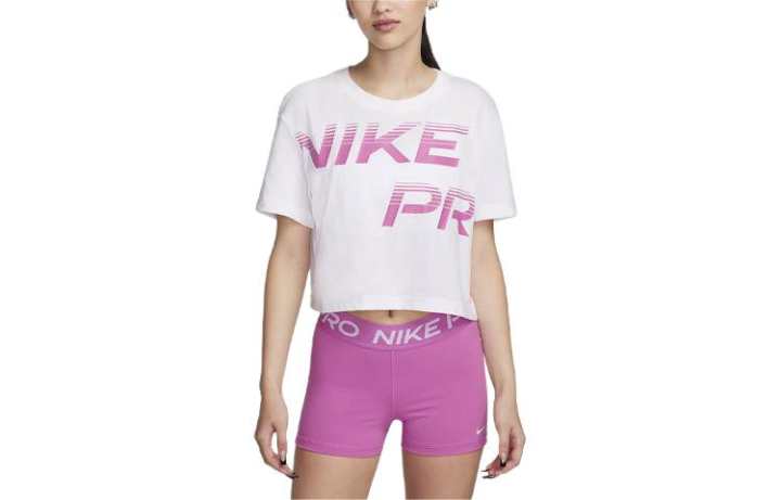 Nike Nike Drop Shoulder Sleeve T Shirt Women's White