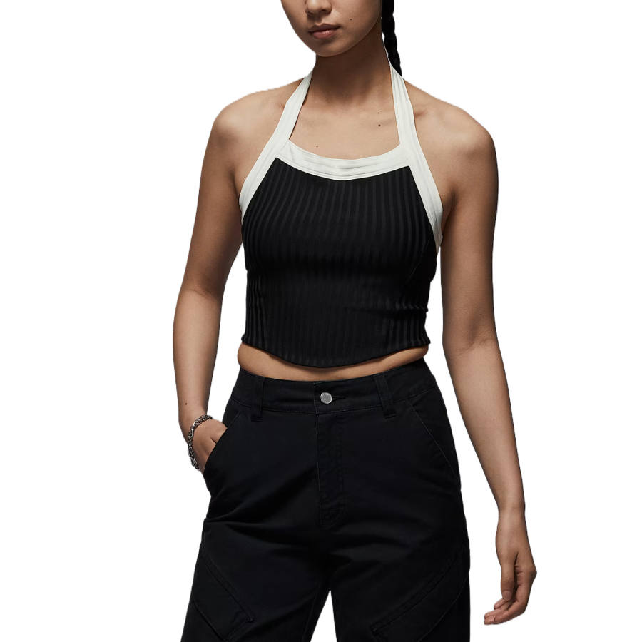 Jordan Jordan Tank Tops Women's Black Moderate Halter Neck