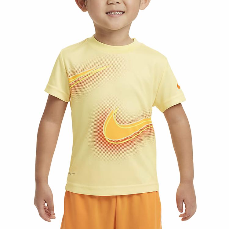Nike Nike Dri FIT Sport T Shirt Soft Yellow Kids'