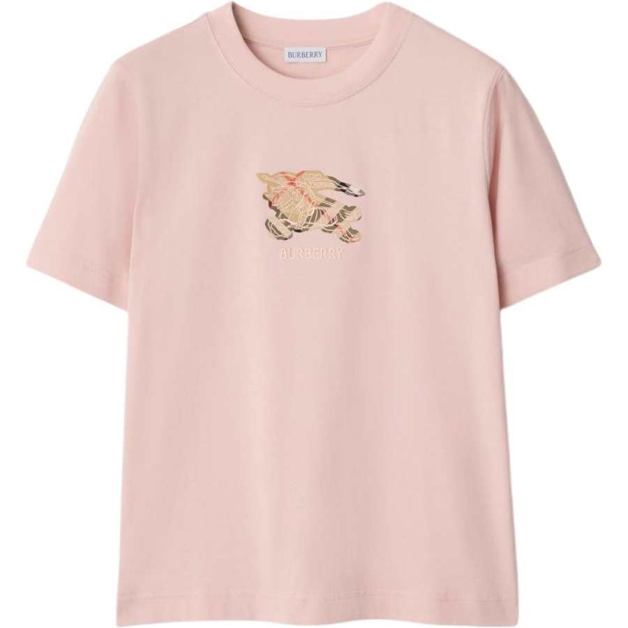 Burberry Ekd Check Crewneck T-Shirt
