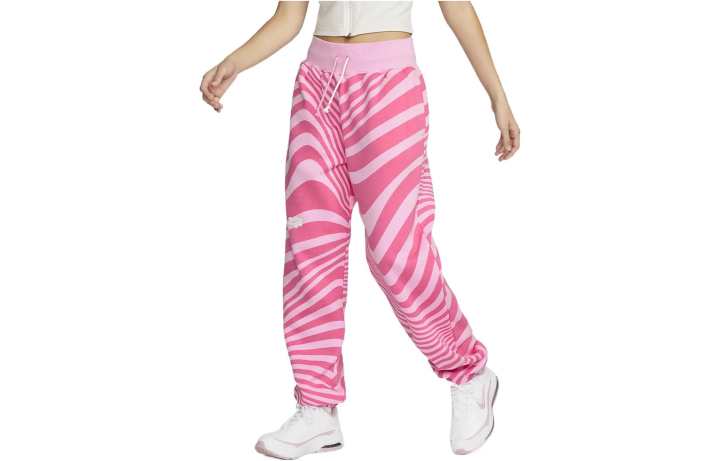 Nike Nike Knitted Sweatpants Women's Pink Moderate Cuffed Pants