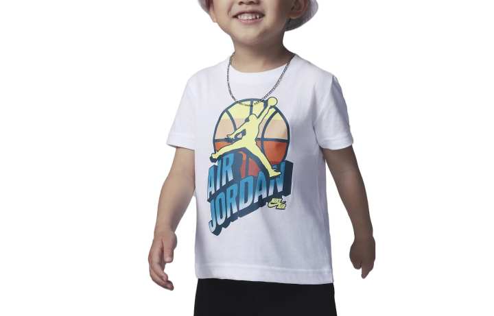 Jordan Jordan Kids T Shirts Crew Neck Moderate