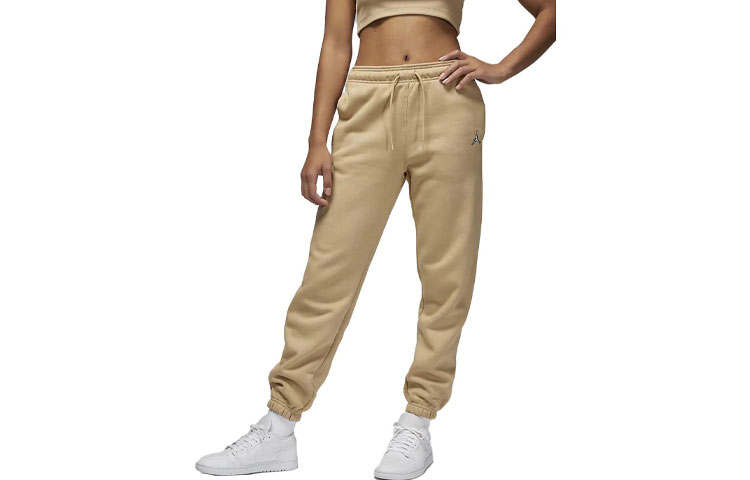 Jordan Jordan WJ BRKLN FLC Knitted Sweatpants Women's Ecru