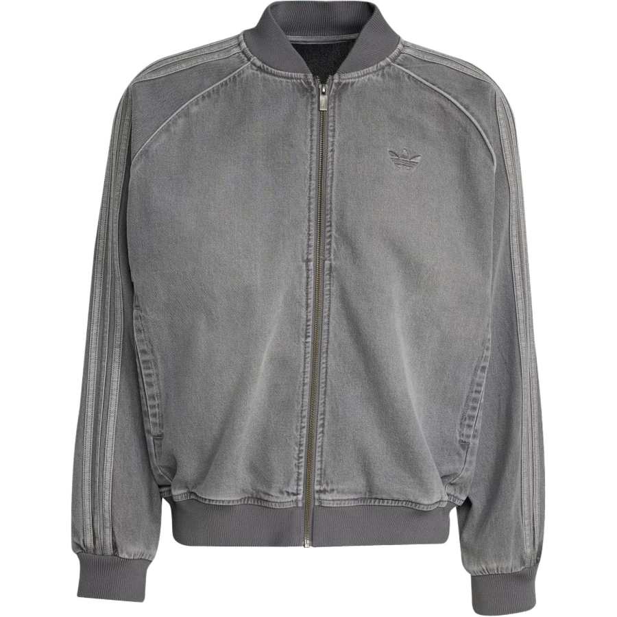 Adidas Originals Sst Adicolor denim bomber jacket