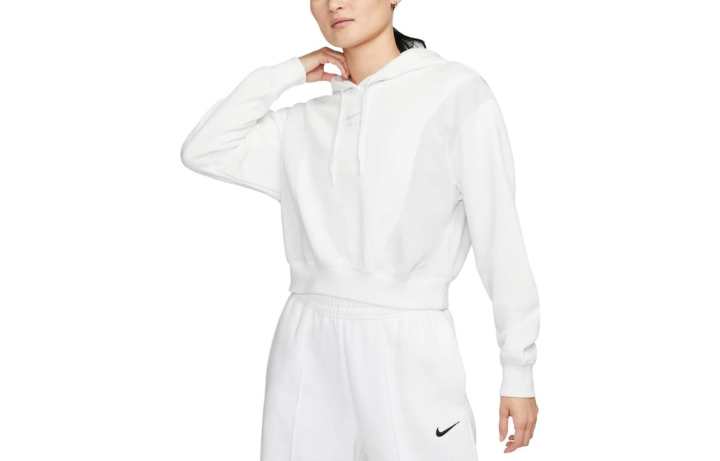 Nike Nike Sweatshirts Women's White Hooded Moderate Regular