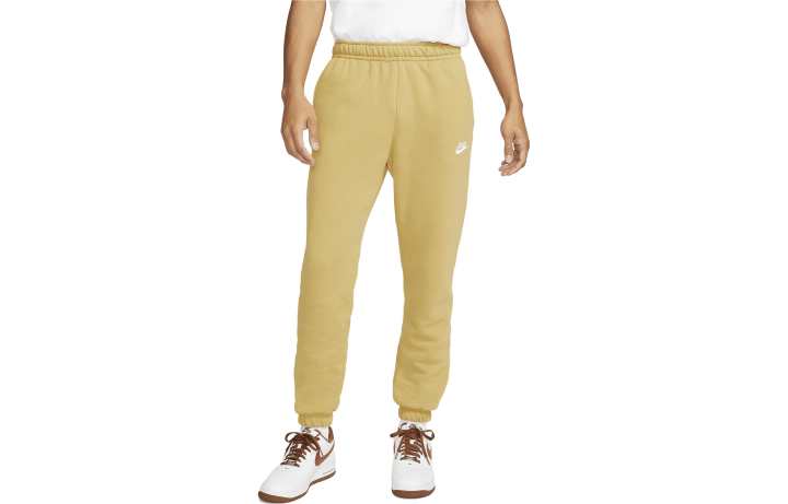 Nike Nike Knitted Sweatpants Men's Yellow Moderate Cuffed Pants