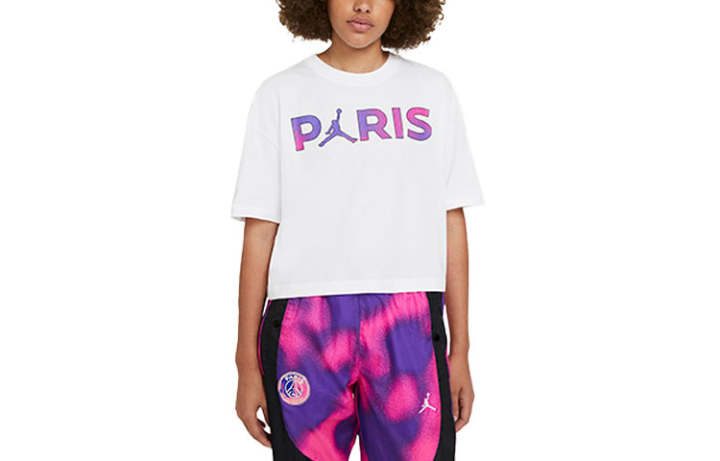Jordan Jordan Paris Saint Germain T Shirt Women's White