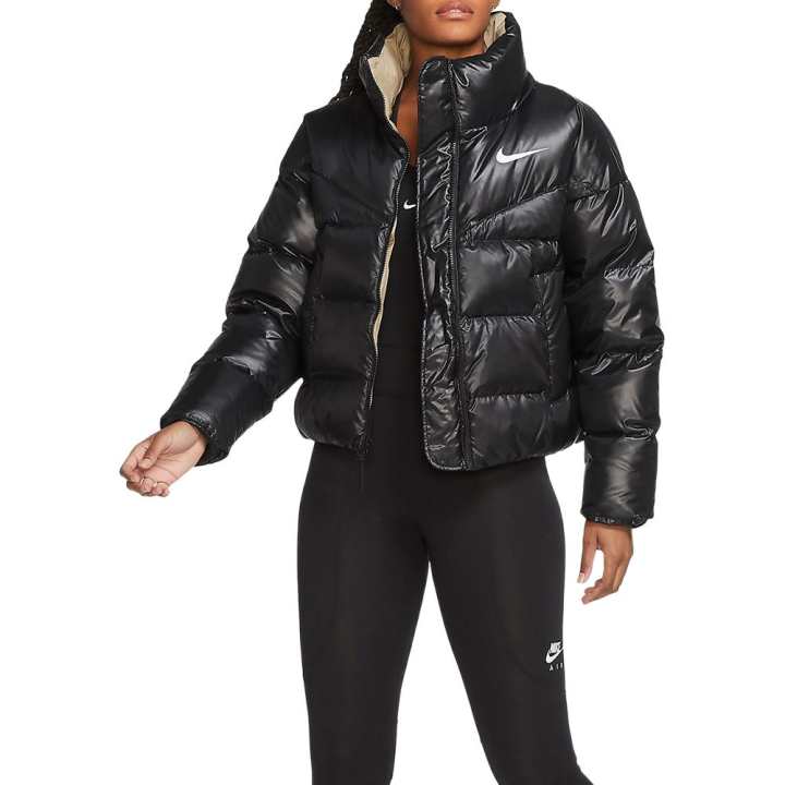 Nike Nike Down Jackets Women's Black Stand Collar Thickened Puffer Jacket