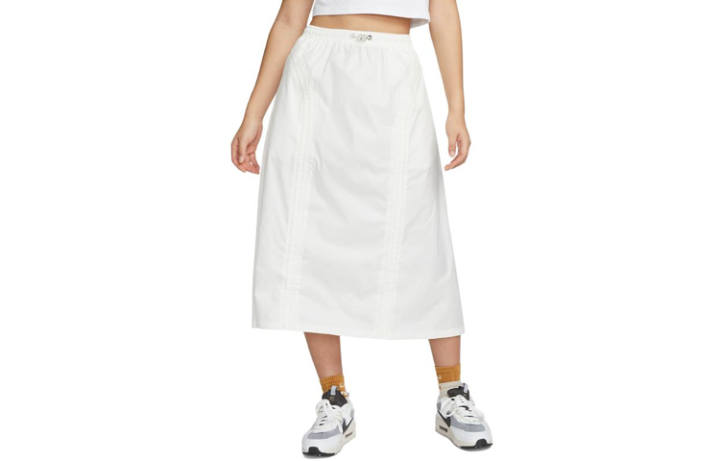 Nike Nike Casual Long Skirts Women's Sail White Moderate Long A Line Skirt