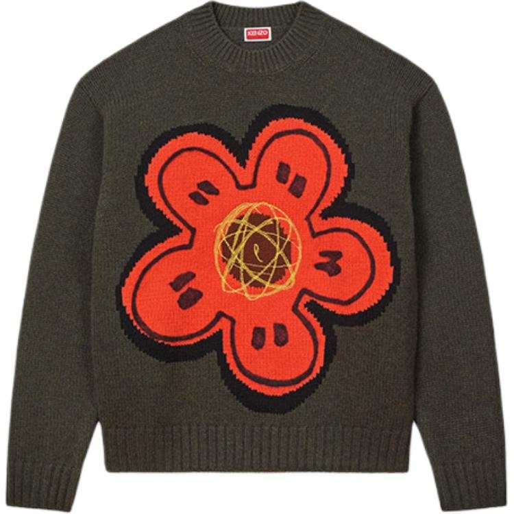 Kenzo X Futura 2000 Embroidered Knitted Jumper