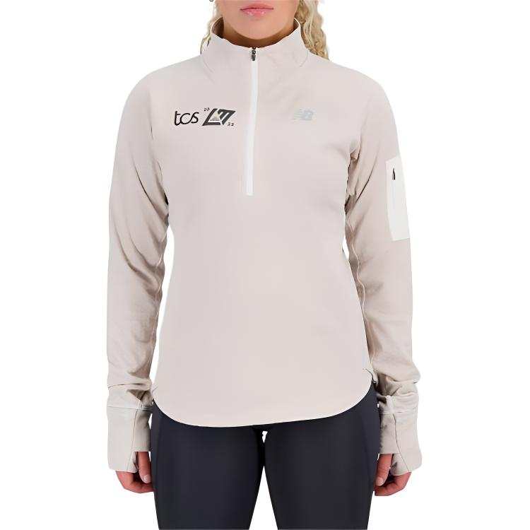 New Balance New Balance London Edition London Edition NB Heat Grid Half Zip Jackets & Coats Women's Maris Sal Heather
