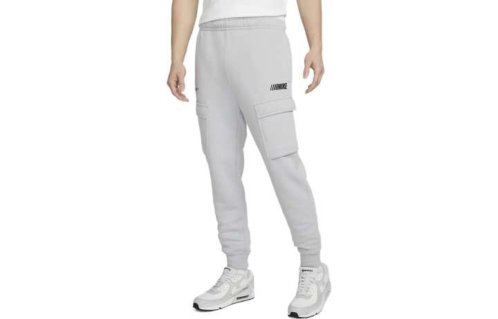Nike Nike Knitted Sweatpants Men's Gray Moderate Cuffed Pants