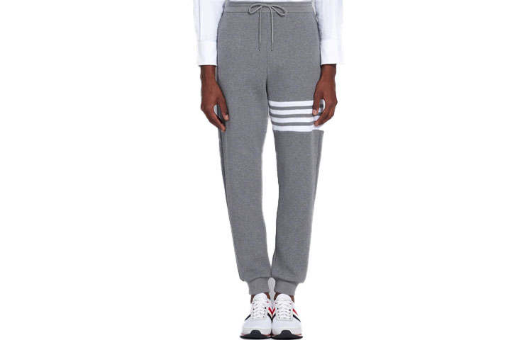 THOM BROWNE THOM BROWNE 4 Bar Drawstring Jogger Pants