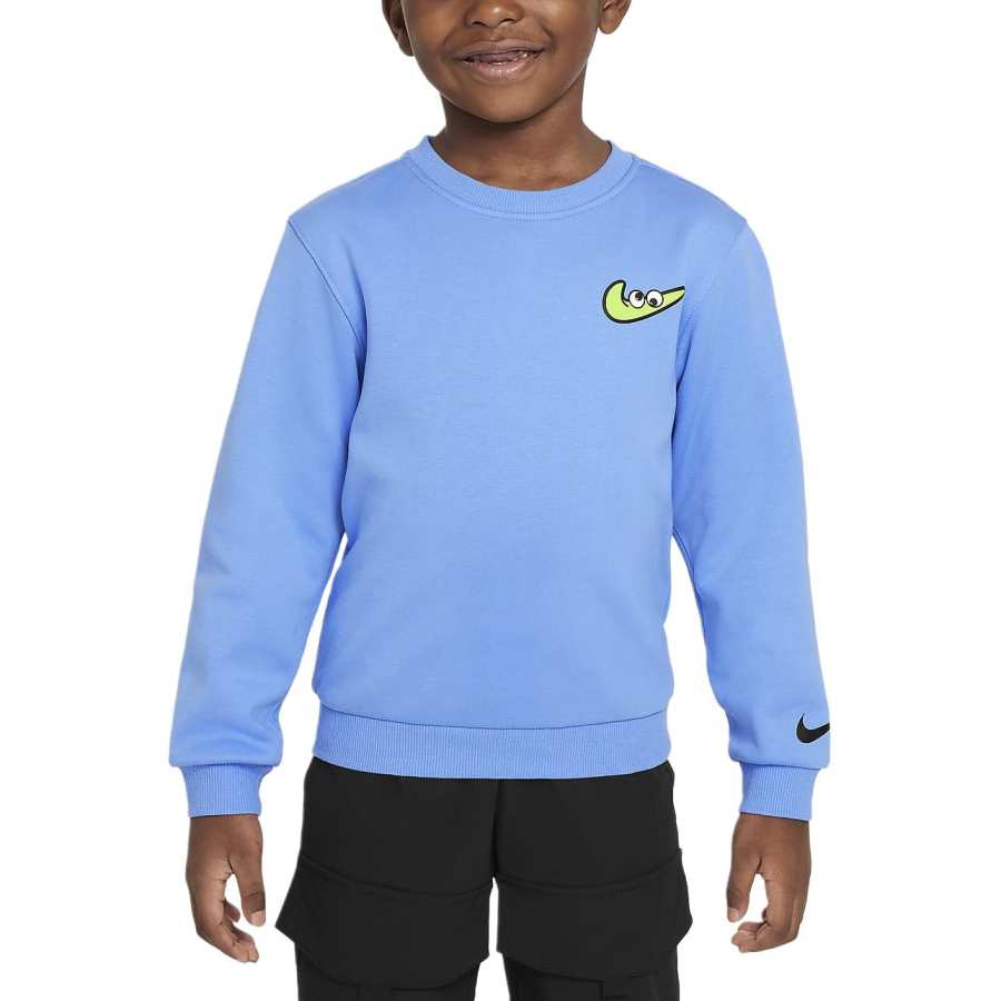 Nike Nike Sweatshirt Sportswear Have A Nike Day Fleece Lined Crew Neck Comfortable Pulse Sapphire Blue