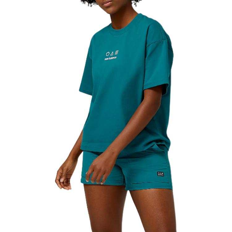 New Balance New Balance At T Shirt Women's Vintage Blue Green
