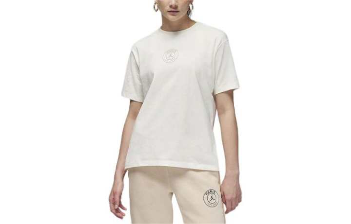 Jordan Jordan Drop Shoulder Sleeve T Shirt Women's White