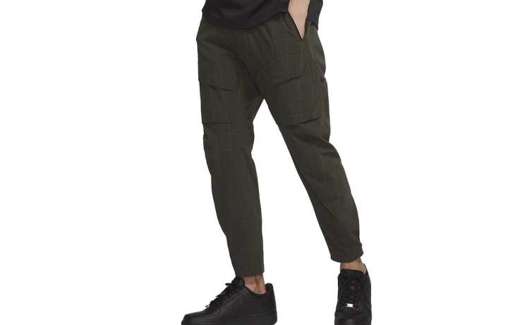Nike Nike Casual Pants Men's Army Green Moderate Tapered Pants
