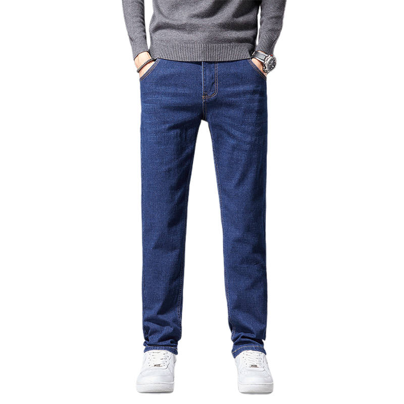 BALENO Jeans Men's Blue Moderate Straight Fit Pants