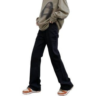 KONZEN· Jeans Unisex Moderate Straight Fit Pants
