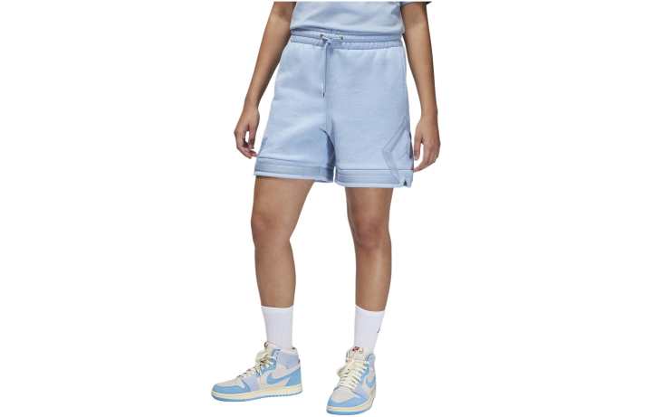 Jordan Jordan Flight Fleece Sports Shorts Women's Blue Gray