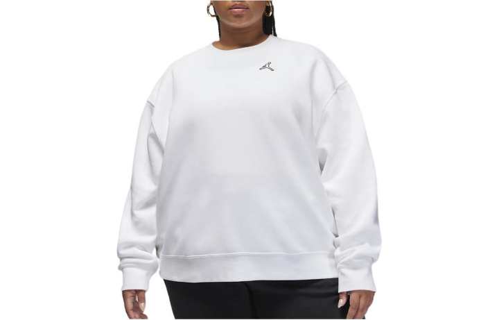 Jordan Jordan Sweatshirts Women's White Crew Neck Moderate Regular
