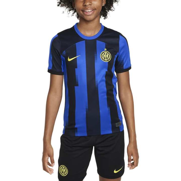 Nike Nike T Shirt Inter Milan 2023/24 Stadium Home Blue Teenagers