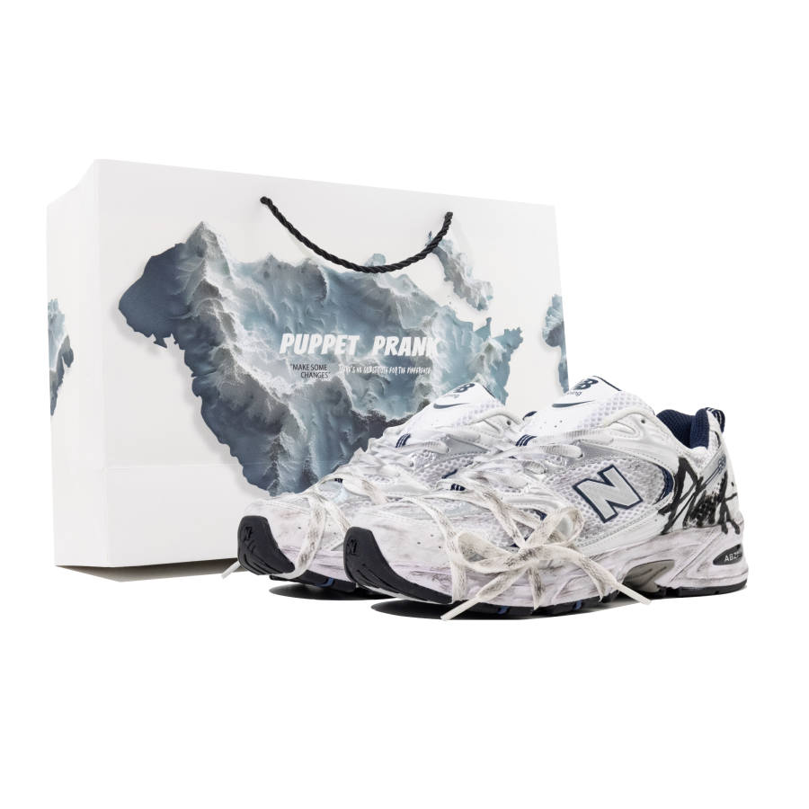 New Balance New Balance NB 530 Mesh Cushioning Abrasion Resistant Cushioning, Wear Resistant Low top Running Shoes Unisex White