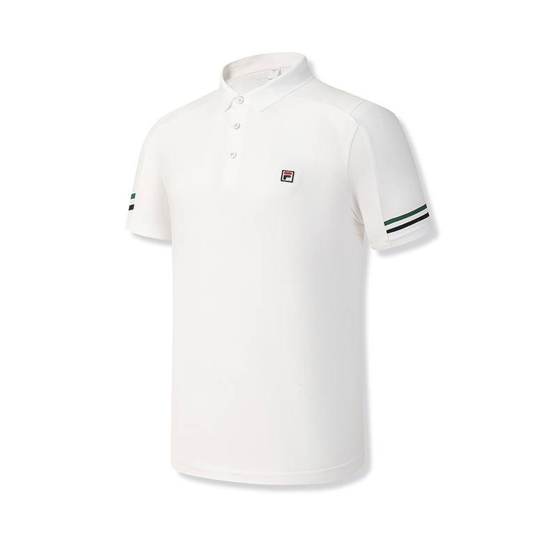 FILA Tennis Polo Shirt Men's Jade White